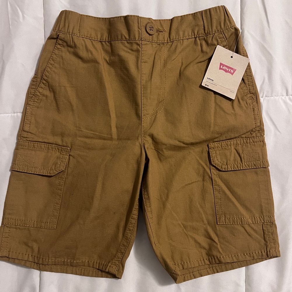 Boy's Brown Cargo Shorts